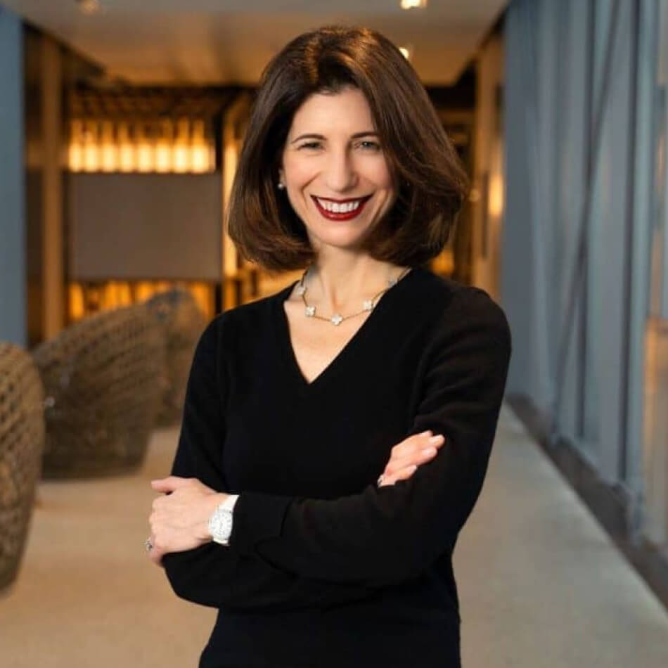 Headshot photo of Ariane Gorin, CEO of Expedia Group