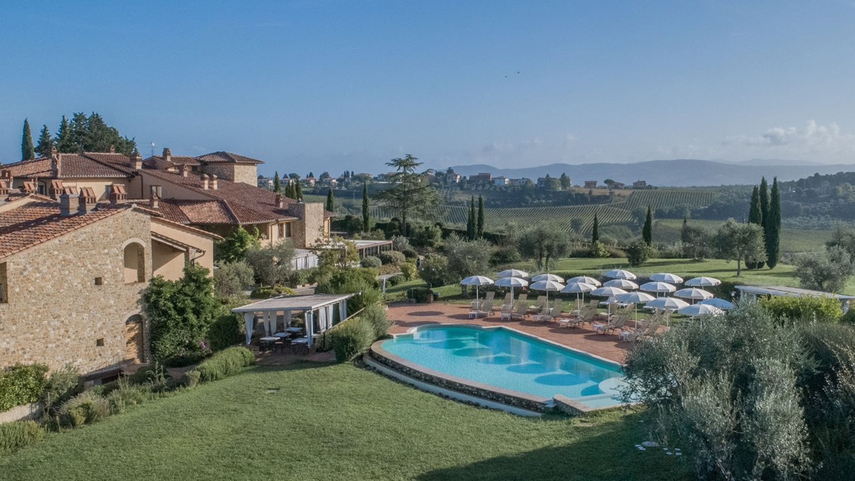 Photography of a beautiful Villa residency resort with pool